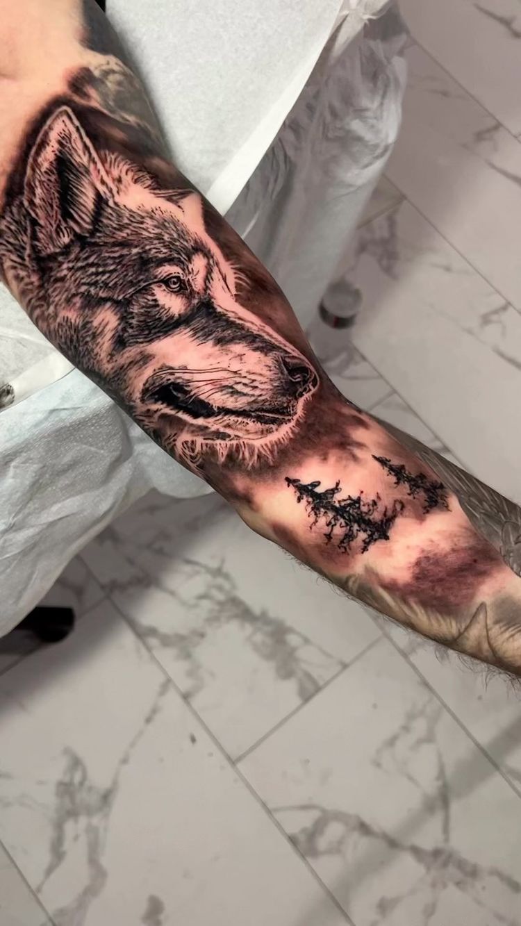 Tattoo by Joshua Fitch.