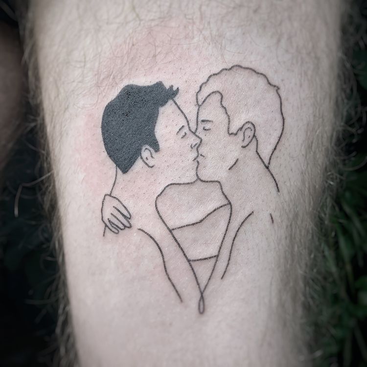 Tattoo by megu rum • handpoke