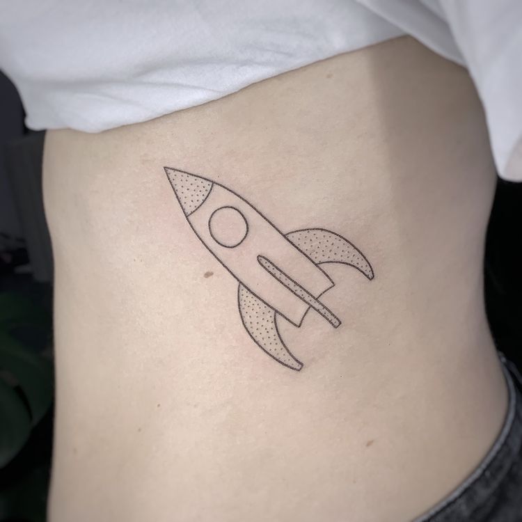 Tattoo by megu rum • handpoke